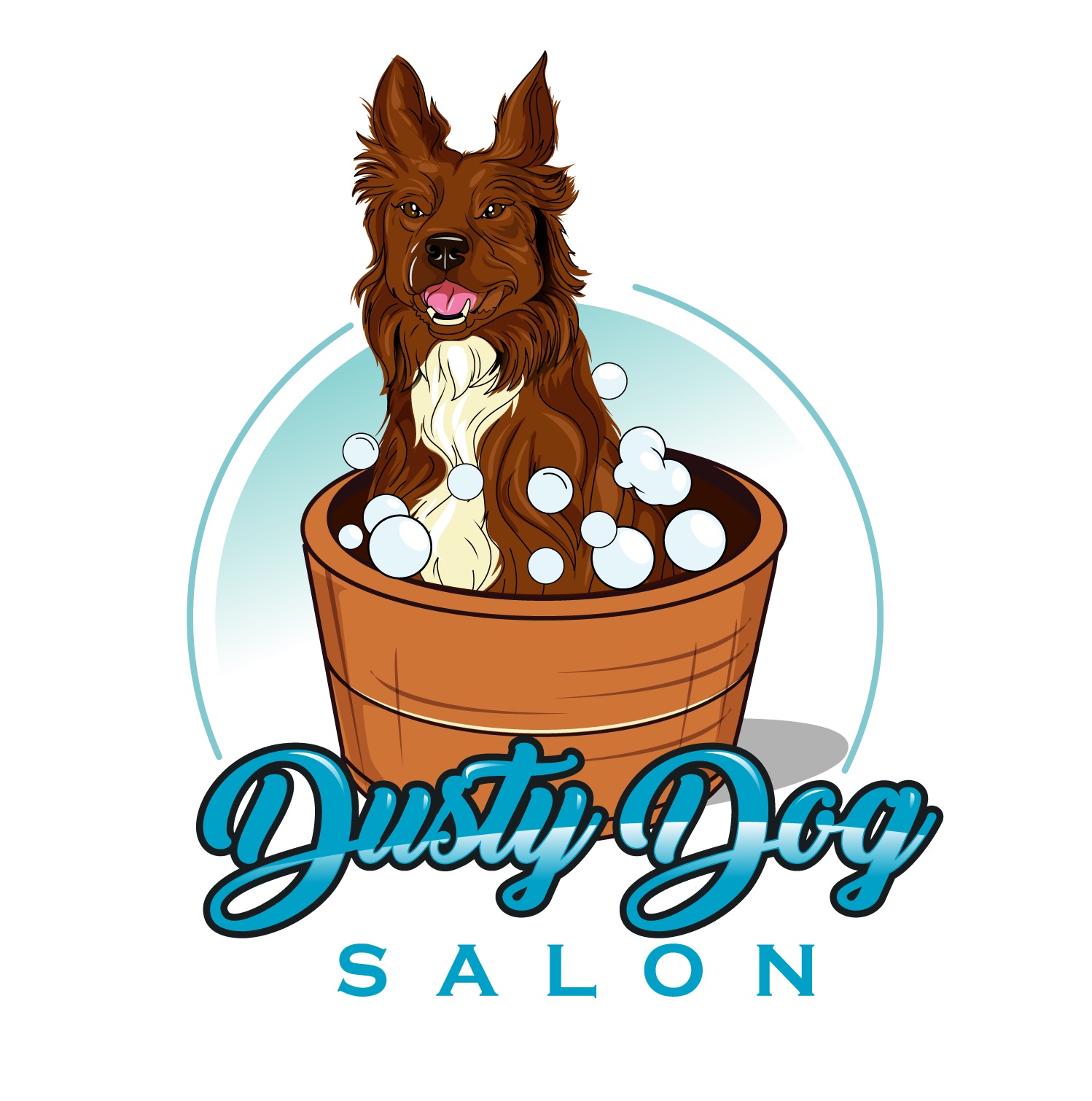 Dusty Dog Salon logo